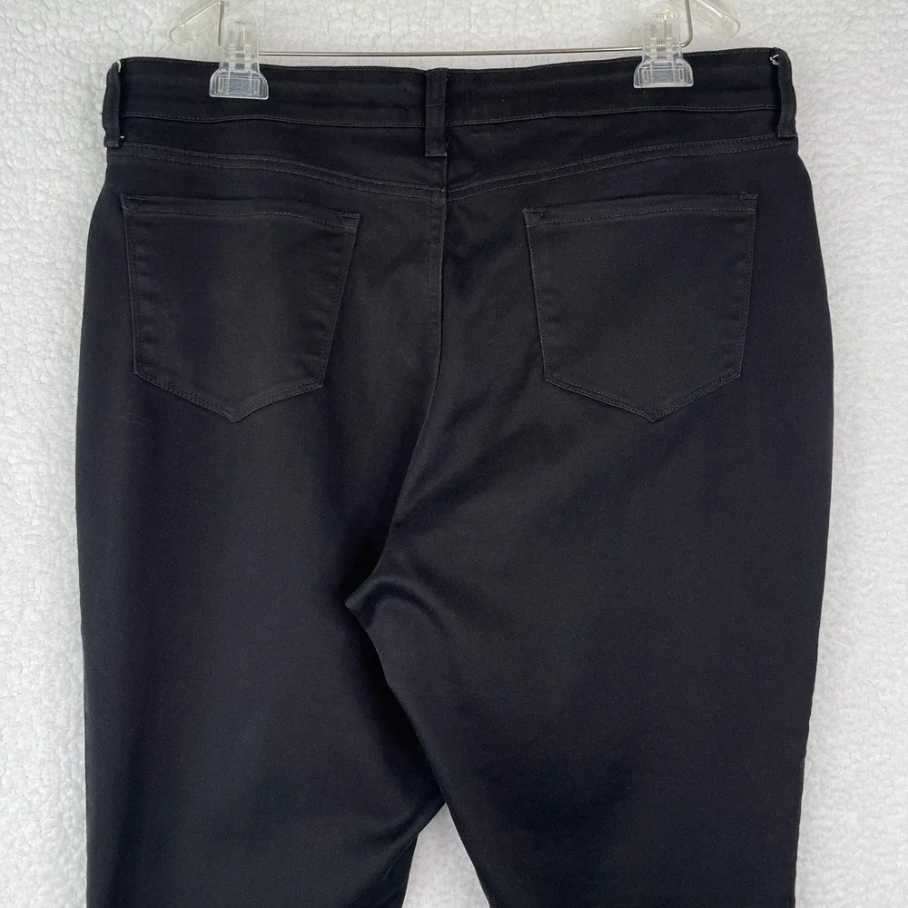 NYDJ Ami Skinny‎ Black High Rise Lift Tuck Stretch Jeans Womens No Size ? 16?